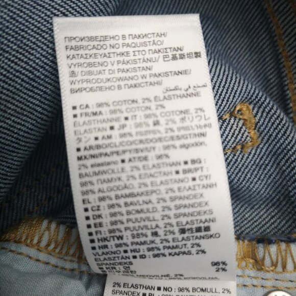 Gap Denim Ladies Size 12/31R High Rise Vintage Slim Dark Wash Blue Jeans - Picture 5 of 13